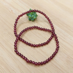 Pulseira de Esfera Mini de Granada - Despertar Ateliê