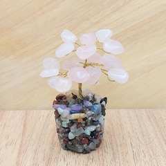 Árvore de Quartzo Rosa - Mini - Despertar Ateliê