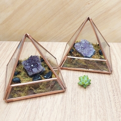Terrário Místico de Mini Drusa de Ametista - comprar online