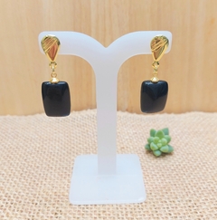 Brinco De Obsidiana Negra - loja online