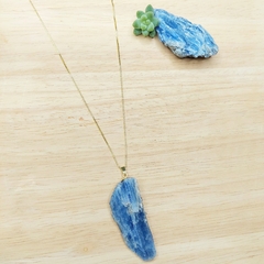 Colar De Cianita Azul