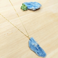 Colar De Cianita Azul