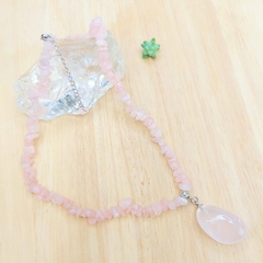 Choker De Quartzo Rosa - comprar online