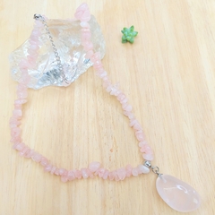 Choker De Quartzo Rosa - comprar online