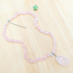 Choker De Quartzo Rosa na internet