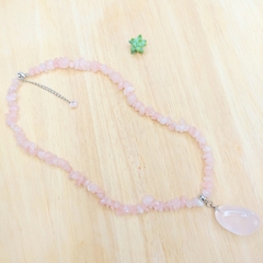 Choker De Quartzo Rosa