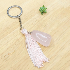 Chaveiro de Quartzo Rosa