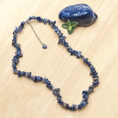 Choker de Cascalho de Sodalita