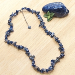 Choker de Cascalho de Sodalita - loja online