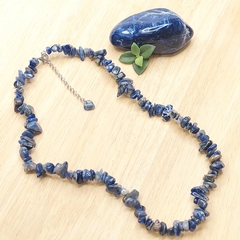 Choker de Cascalho de Sodalita