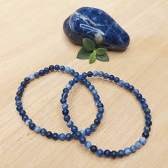Pulseira de Esfera Mini de Sodalita