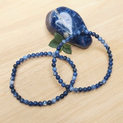 Pulseira de Esfera Mini de Sodalita na internet