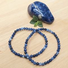 Pulseira de Esfera Mini de Sodalita - Despertar Ateliê