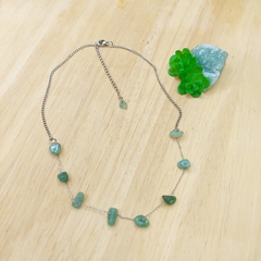Choker De Quartzo Verde