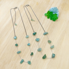 Choker De Quartzo Verde na internet