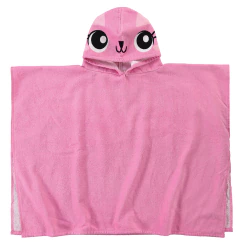 Toalha com Capuz Malwee Rosa