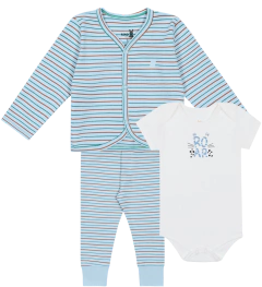 Conjunto Body, Calça e Casaco Kiko Baby