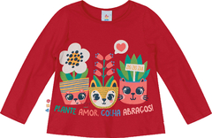 BLUSA MEIA MALHA MENINA ZIG ZIG ZAA