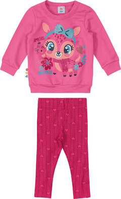 CONJUNTO MOLETOM AMIGAS DA NATUREZA ZIG ZIG ZAA