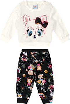 CONJUNTO MOLETOM ZIG ZIG ZAA ESTAMPADO