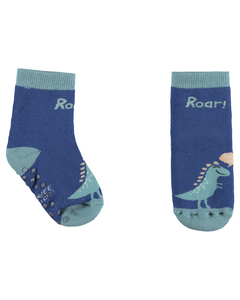 MEIA INFANTIL CANO CURTO ROAR! COM ANTIDERRAPANTE MALWEE KIDS