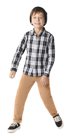 CAMISA INFANTIL MENINO XADREZ EM TRICOLINE MALWEE KIDS BRANCO na internet