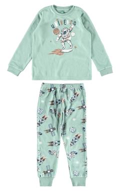 Pijama Infantil Soft Planetas Malwee kids