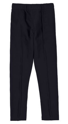 CALÇA INFANTIL MENINA RECORTES EM MOLETOM STRETCH FLANELADO MALWEE KIDS PRETO