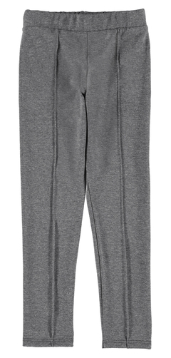 CALÇA INFANTIL MENINA RECORTES EM MOLETOM STRETCH FLANELADO MALWEE KIDS CINZA