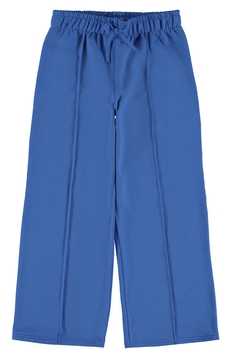 CALÇA INFANTIL MENINA PANTALONA EM MOLETOM FLANELADO MALWEE KIDS AZUL - comprar online
