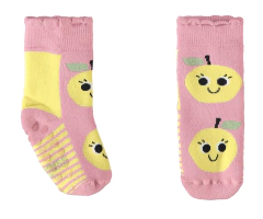 MEIA INFANTIL UNISSEX ESTAMPADA CANO CURTO MALWEE KIDS ROSA