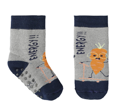 MEIA INFANTIL UNISSEX ESTAMPADA CANO CURTO MALWEE KIDS AZUL