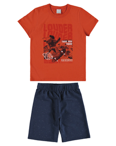 CONJUNTO INFANTIL MENINO EM MOLETINHO MALWEE KIDS