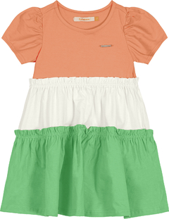 Vestido Menina Marias Com Babados Em Algodão Carinhoso - comprar online