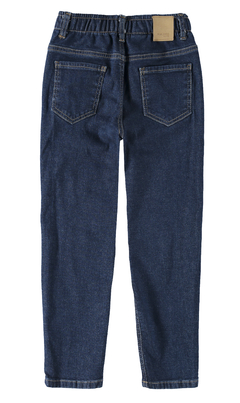 CALÇA MOM INFANTIL MENINA MALHA DENIM MALWEE KIDS AZUL - comprar online