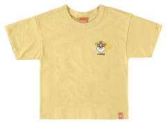 CAMISETA INFANTIL MENINO PATRULHA CANINA® EM ALGODÃO MALWEE KIDS AMARELO