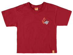 CAMISETA INFANTIL MENINO PATRULHA CANINA® EM ALGODÃO MALWEE KIDS VERMELHO