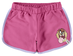 SHORTS INFANTIL MENINA LOONEY TUNES® EM MOLETINHO MALWEE KIDS