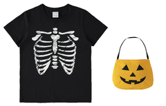 CAMISETA INFANTIL UNISSEX HALLOWEEN EM ALGODÃO MALWEE KIDS PRETA - comprar online
