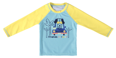 CAMISETA PRAIA INFANTIL UNISSEX MANGA LONGA MALHA UV50+ MALWEE KIDS