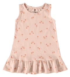 VESTIDO INFANTIL REGATA ESTAMPADA EM ALGODÃO MALWEE KIDS ROSA