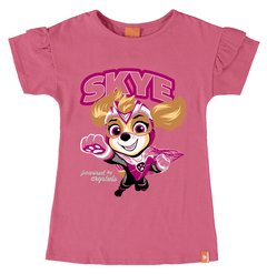VESTIDO INFANTIL MENINA PATRULHA CANINA® EM ALGODÃO MALWEE KIDS ROSA