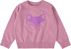 BLUSÃO INFANTIL UNISSEX ESTAMPA FRONTAL EM TRICÔ MALWEE KIDS ROSA
