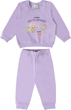 CONJUNTO INFANTIL MENINA EM MOLETOM MALWEE KIDS