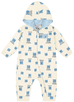 Macacão Moletom Ursinho - Kiko Baby