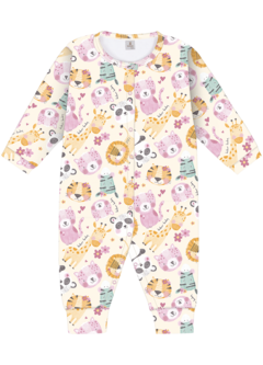 Macacão Kiko Baby - Branco