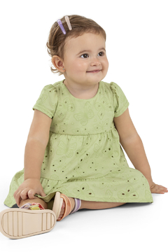 Vestido Infantil Verde Elian Verde