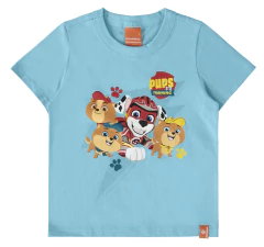CAMISETA INFANTIL MENINO PATRULHA CANINA® FILHOTES MALWEE KIDS