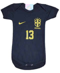 Body Temático em Suedine Brasil Camisa 13