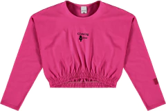 BLUSA CROPPED MENINA MANGA LONGA EM ALGODÃO MALWEE KIDS